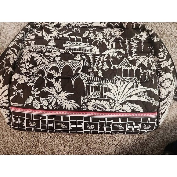 vera bradley Brown And Pink Tote tote - Picture 2 of 8